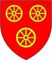 Герб Пейна де Роэ и его дочери Екатерины Суинфорд до 1396 года
