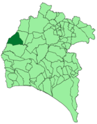 Расположение муниципалитета Паймого на карте провинции