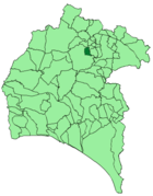 Расположение муниципалитета Санта-Ана-ла-Реаль на карте провинции