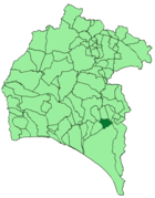 Расположение муниципалитета Больульос-Пар-дель-Кондадо на карте провинции