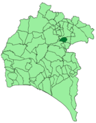 Расположение муниципалитета Кампофрио на карте провинции