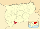Расположение муниципалитета Кампильо-де-Аренас на карте провинции