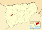 Расположение муниципалитета Касалилья на карте провинции