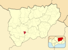 Расположение муниципалитета Ла-Гуардия-де-Хаэн на карте провинции