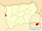 Расположение муниципалитета Лопера на карте провинции