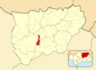 Расположение муниципалитета Манча-Реаль на карте провинции