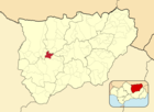 Расположение муниципалитета Менхибар на карте провинции