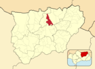 Расположение муниципалитета Навас-де-Сан-Хуан на карте провинции