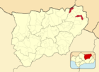 Расположение муниципалитета Орсера на карте провинции
