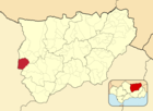Расположение муниципалитета Поркуна на карте провинции