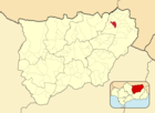 Расположение муниципалитета Пуэнте-де-Хенаве на карте провинции