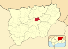 Расположение муниципалитета Сабиоте на карте провинции