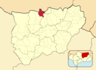Расположение муниципалитета Санта-Элена на карте провинции