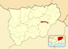 Расположение муниципалитета Санто-Томе на карте провинции