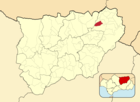 Расположение муниципалитета Арройо-дель-Оханко на карте провинции