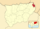 Расположение муниципалитета Силес на карте провинции