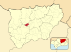Расположение муниципалитета Торребласкопедро на карте провинции