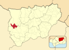Расположение муниципалитета Архона на карте провинции