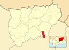 Расположение муниципалитета Уэса на карте провинции