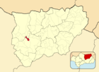 Расположение муниципалитета Фуэрте-дель-Рей на карте провинции