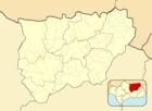 Расположение муниципалитета Хабалькинто на карте провинции