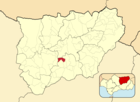 Расположение муниципалитета Химена на карте провинции