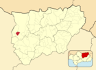 Расположение муниципалитета Архонилья на карте провинции