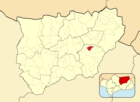Расположение муниципалитета Чильюэвар на карте провинции