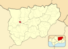Расположение муниципалитета Эспелуй на карте провинции