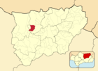 Расположение муниципалитета Байлен на карте провинции