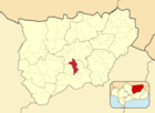 Расположение муниципалитета Бедмар-и-Гарсиэс на карте провинции