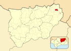 Расположение муниципалитета Бенатаэ на карте провинции