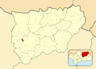 Расположение муниципалитета Вильярдомпардо на карте провинции