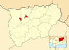 Расположение муниципалитета Гуарроман на карте провинции
