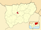 Расположение муниципалитета Иброс на карте провинции