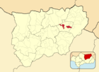 Расположение муниципалитета Иснатораф на карте провинции