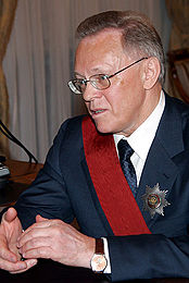 Академик АН СССР, президент РАН (1991—2013) Юрий Сергеевич Осипов