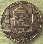 Собор Святого Петра на медали Карадоссо. Вариант 1506 г.