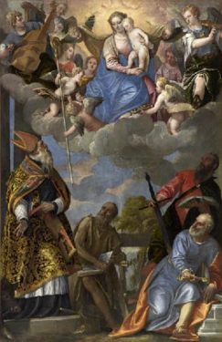 Явление Девы Марии Св. Антонию, Св. Павлу и Св. Петру