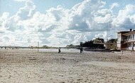Пярнуский пляж. 1989 год