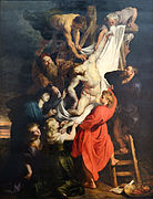 П. П. Рубенс. Снятие с креста. 1516. Дерево, масло. Собор Антверпенской Богоматери, Антверпен
