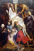 П. П. Рубенс. Снятие с креста. 1516. Холст, масло. Дворец изящных искусств, Лилль