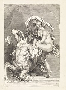 Гравюра П. Понциуса по рисунку Рубенса. Рейксмюзеум