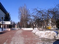 Улица Ленина зимой