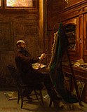 Художник Уортингтон Уитридж в своей мастерской (1865)