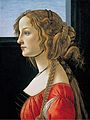 «Портрет Симонетты Веспуччи», Сандро Боттичелли, ок. 1476-1480