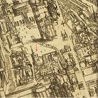 Сигизмундов план Москвы, гравированный в 1610 году.