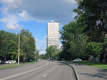 Башня Росстата, вид с запада.