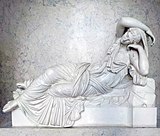 Спящая Ариадна. Копия ватиканской скульптуры П. Трискорни. 1798