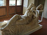 Спящая Ариадна. Реплика эллинистической скульптуры. Мрамор. Уффици, Флоренция